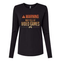 Funny Video Game Nerd Pc Gamer Womens Cotton Relaxed Long Sleeve T-Shirt