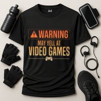 Funny Video Game Nerd Pc Gamer Performance Shirt