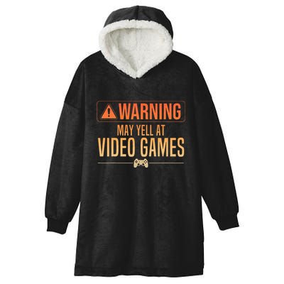 Funny Video Game Nerd Pc Gamer Hooded Wearable Blanket