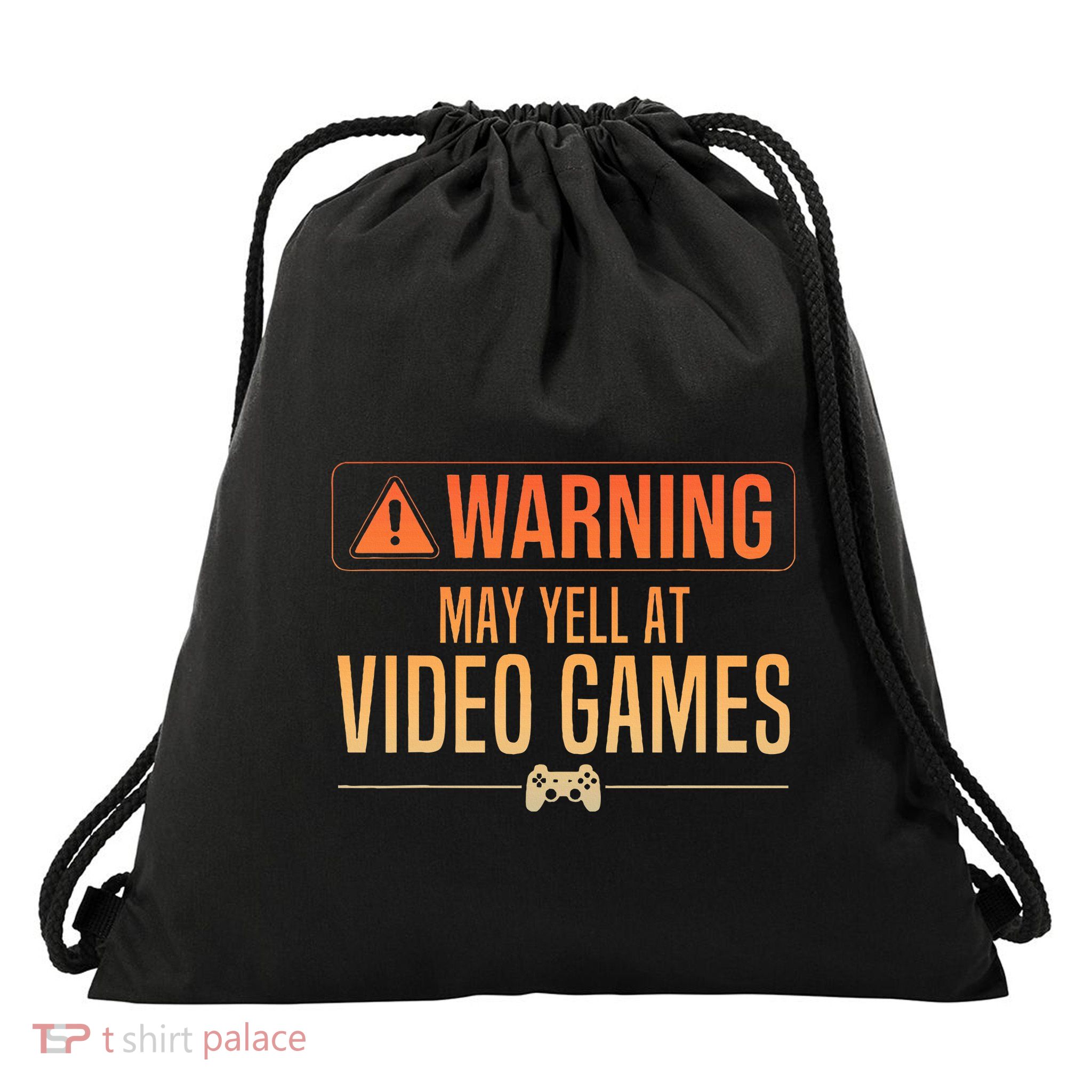 Funny Video Game Nerd Pc Gamer Drawstring Bag