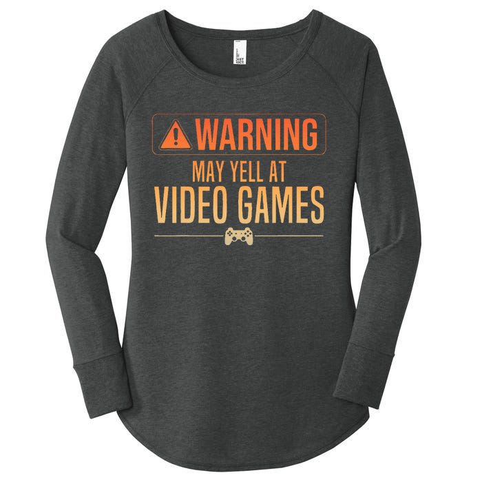 Funny Video Game Nerd Pc Gamer Women's Perfect Tri Tunic Long Sleeve Shirt