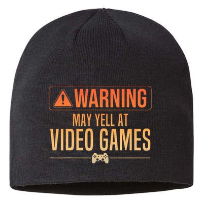 Funny Video Game Nerd Pc Gamer Sustainable Beanie