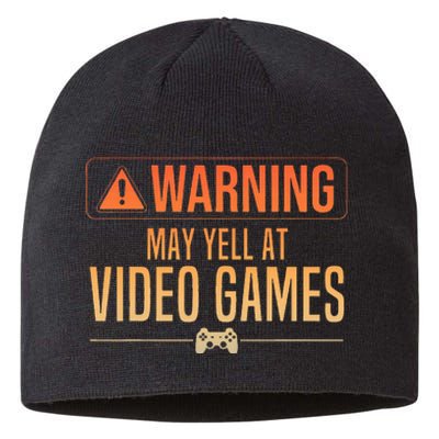 Funny Video Game Nerd Pc Gamer Sustainable Beanie