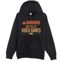 Funny Video Game Nerd Pc Gamer Premium Pullover Hoodie