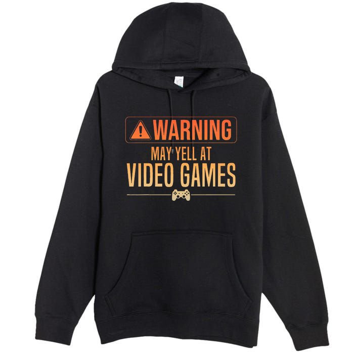 Funny Video Game Nerd Pc Gamer Premium Pullover Hoodie