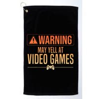 Funny Video Game Nerd Pc Gamer Golf Towel