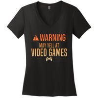 Funny Video Game Nerd Pc Gamer Women's V-Neck T-Shirt