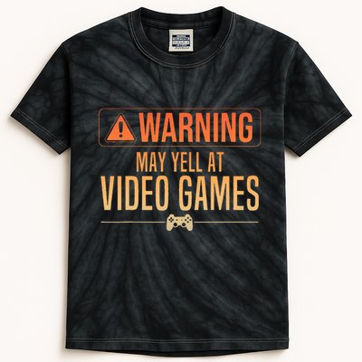 Funny Video Game Nerd Pc Gamer Kids Tie-Dye T-Shirt