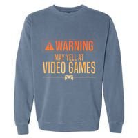 Funny Video Game Nerd Pc Gamer Garment-Dyed Sweatshirt
