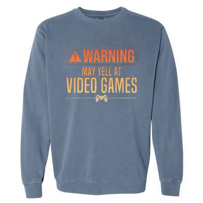 Funny Video Game Nerd Pc Gamer Garment-Dyed Sweatshirt