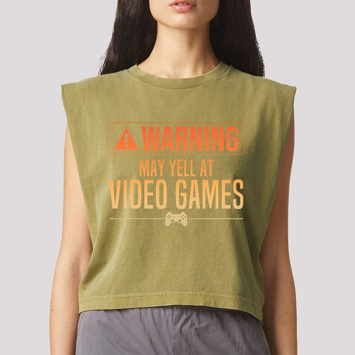Funny Video Game Nerd Pc Gamer Garment-Dyed Women's Muscle Tee