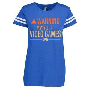 Funny Video Game Nerd Pc Gamer Enza Ladies Jersey Football T-Shirt