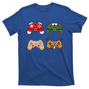 Funny Video Game Controller Christmas Gamer Santa Reindeer Meaningful Gift T-Shirt