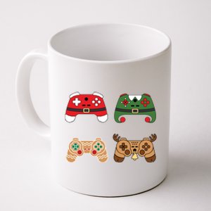 Funny Video Game Controller Christmas Gamer Santa Reindeer Meaningful Gift Coffee Mug