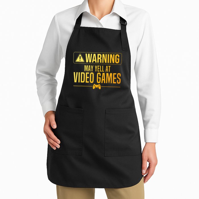 Funny Video Game Art For Gaming Nerd Pc Gamer Apron