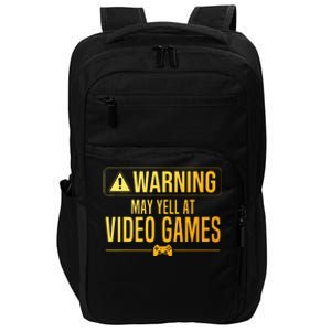 Funny Video Game Art For Gaming Nerd Pc Gamer Impact Tech Backpack