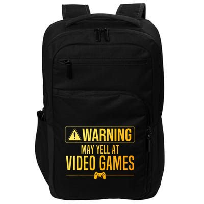 Funny Video Game Art For Gaming Nerd Pc Gamer Impact Tech Backpack