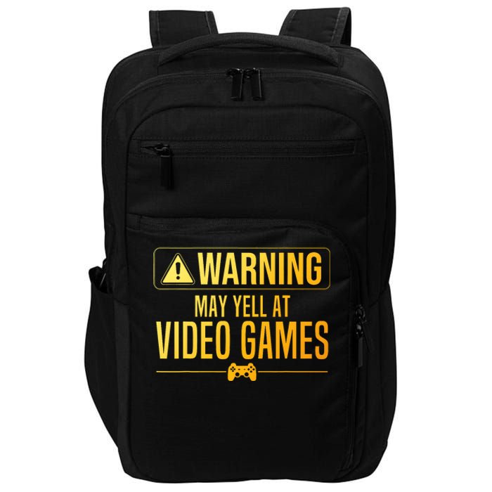 Funny Video Game Art For Gaming Nerd Pc Gamer Impact Tech Backpack