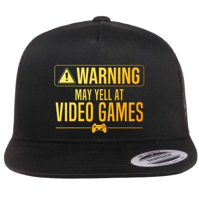 Funny Video Game Art For Gaming Nerd Pc Gamer Flatbill Hat