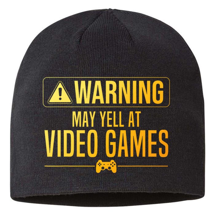 Funny Video Game Art For Gaming Nerd Pc Gamer Sustainable Beanie