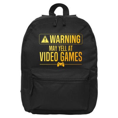 Funny Video Game Art For Gaming Nerd Pc Gamer 16 in Basic Backpack