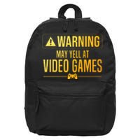 Funny Video Game Art For Gaming Nerd Pc Gamer 16 in Basic Backpack