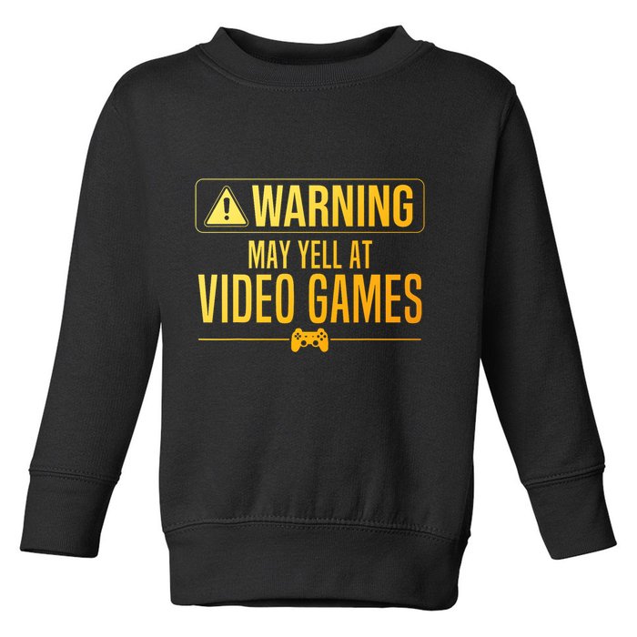 Funny Video Game Art For Gaming Nerd Pc Gamer Toddler Sweatshirt
