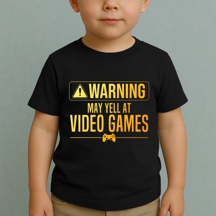 Funny Video Game Art For Gaming Nerd Pc Gamer Toddler T-Shirt
