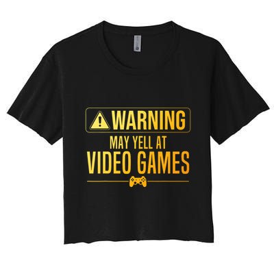 Funny Video Game Art For Gaming Nerd Pc Gamer Crop Top