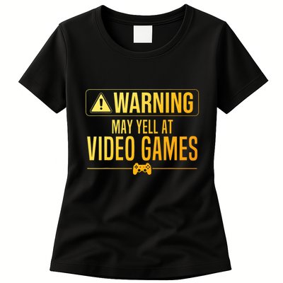 Funny Video Game Art For Gaming Nerd Pc Gamer Womens T-Shirt