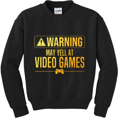 Funny Video Game Art For Gaming Nerd Pc Gamer Kids Sweatshirt