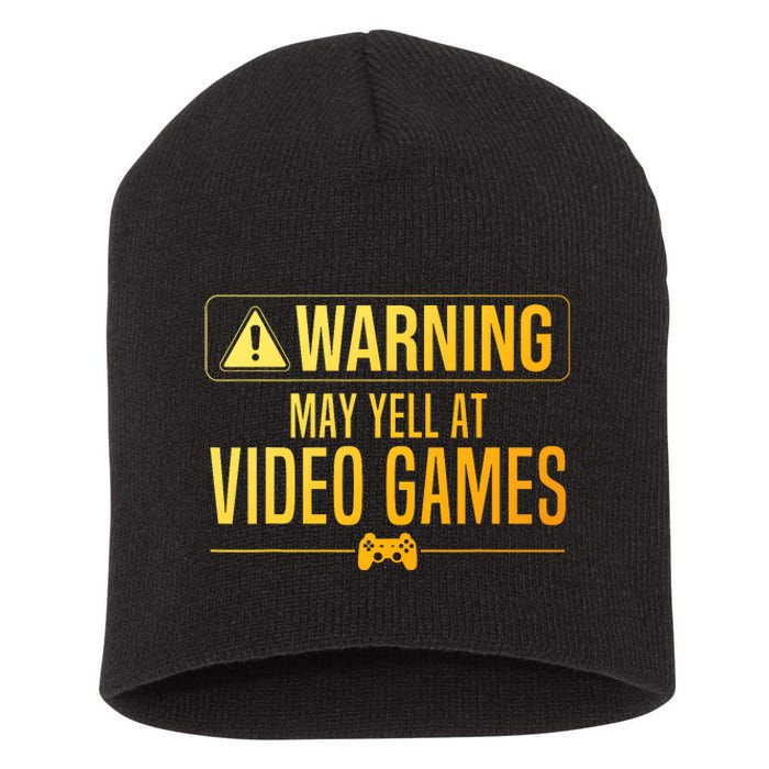 Funny Video Game Art For Gaming Nerd Pc Gamer Short Acrylic Beanie