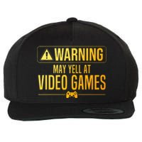 Funny Video Game Art For Gaming Nerd Pc Gamer Wool Snapback Cap