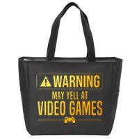 Funny Video Game Art For Gaming Nerd Pc Gamer Zip Tote Bag