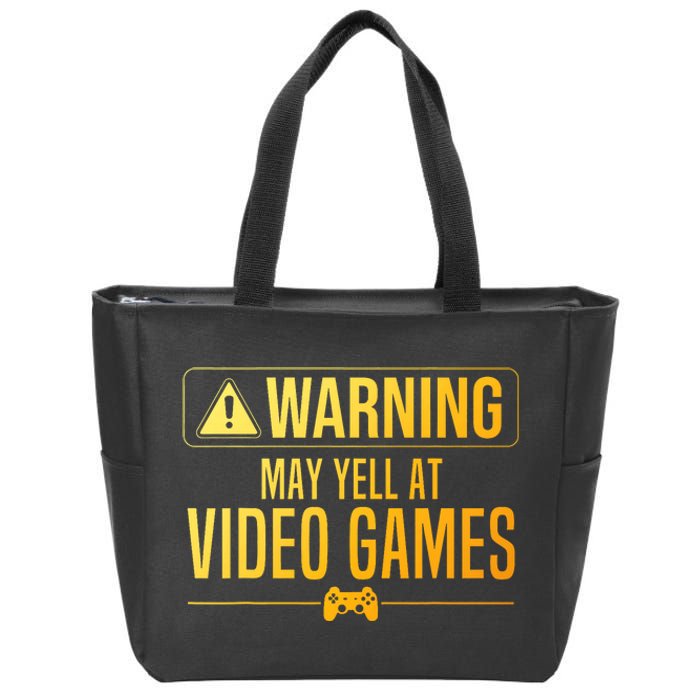 Funny Video Game Art For Gaming Nerd Pc Gamer Zip Tote Bag