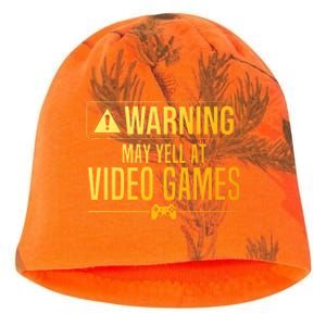 Funny Video Game Art For Gaming Nerd Pc Gamer Kati - Camo Knit Beanie