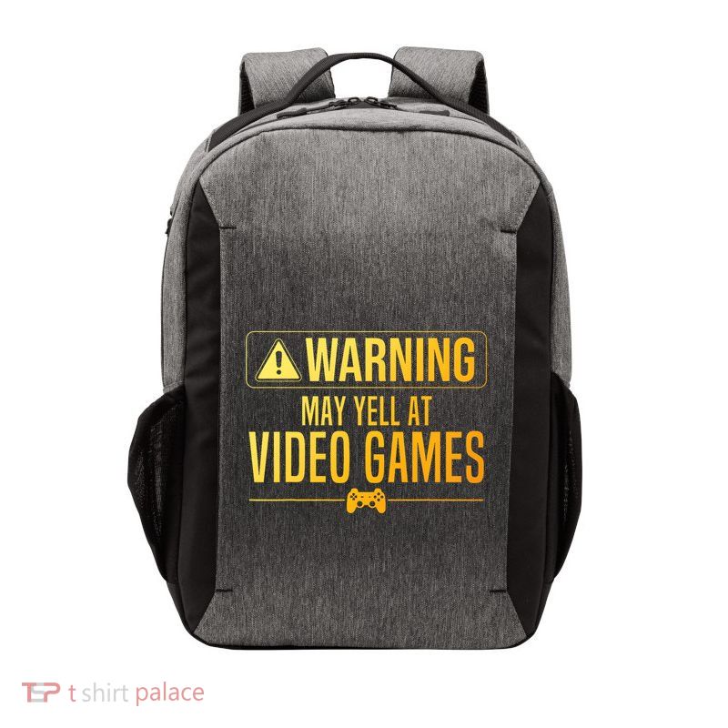 Funny Video Game Art For Gaming Nerd Pc Gamer Vector Backpack