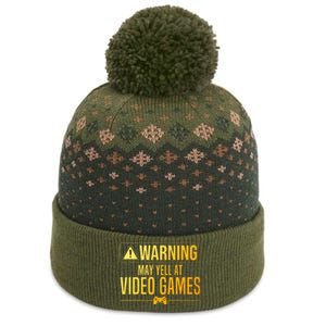 Funny Video Game Art For Gaming Nerd Pc Gamer The Baniff Cuffed Pom Beanie