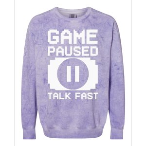 Funny Video Game Design For  Video Gaming Colorblast Crewneck Sweatshirt