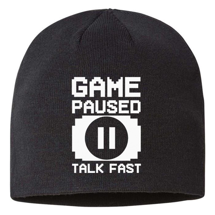 Funny Video Game Design For  Video Gaming Sustainable Beanie