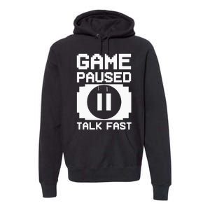 Funny Video Game Design For  Video Gaming Premium Hoodie