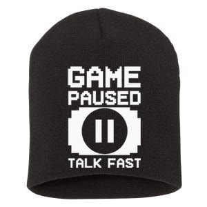 Funny Video Game Design For  Video Gaming Short Acrylic Beanie