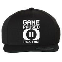 Funny Video Game Design For  Video Gaming Wool Snapback Cap