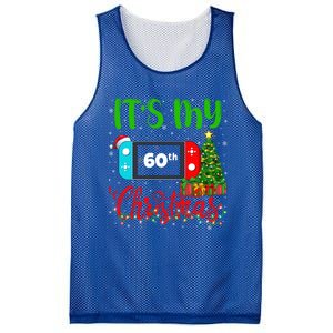 Funny Video Game Lover ItS My 60th Christmas Birthday Great Gift Mesh Reversible Basketball Jersey Tank