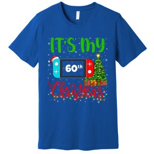 Funny Video Game Lover ItS My 60th Christmas Birthday Great Gift Premium T-Shirt