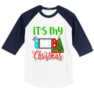 Funny Video Game Lover ItS My 60th Christmas Birthday Great Gift Baseball Sleeve Shirt