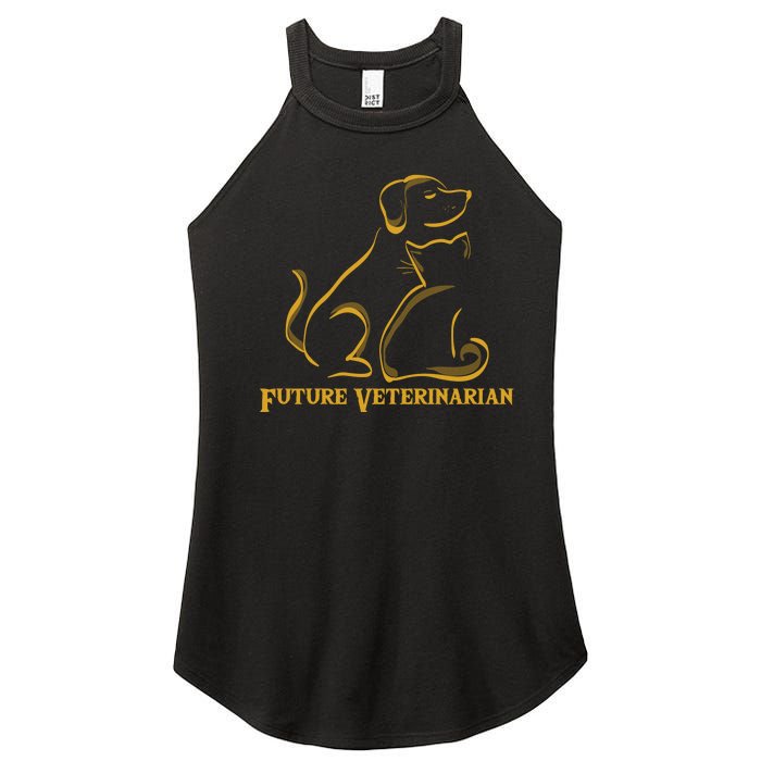 Future Veterinarian Gift Fun Vet Student Gift Women’s Perfect Tri Rocker Tank