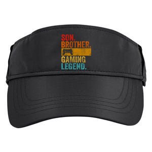 Funny Video Gamer Son Brother Gaming Legend Adult Drive Performance Visor