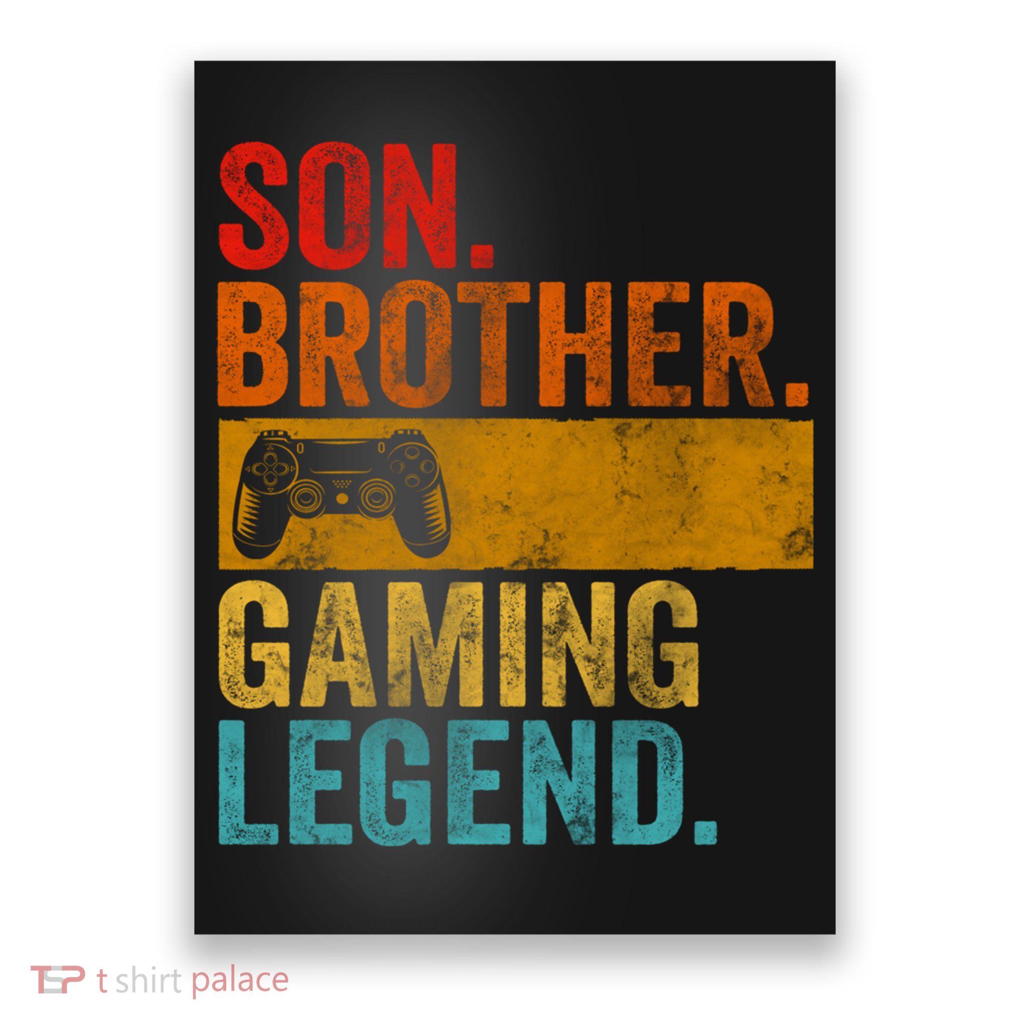 Funny Video Gamer Son Brother Gaming Legend Poster