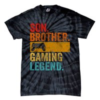 Funny Video Gamer Son Brother Gaming Legend Tie-Dye T-Shirt